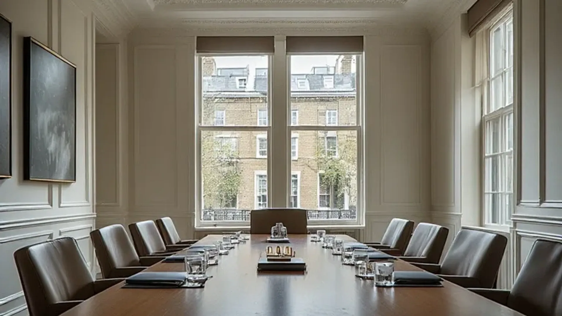 Professional executive workspace in London
